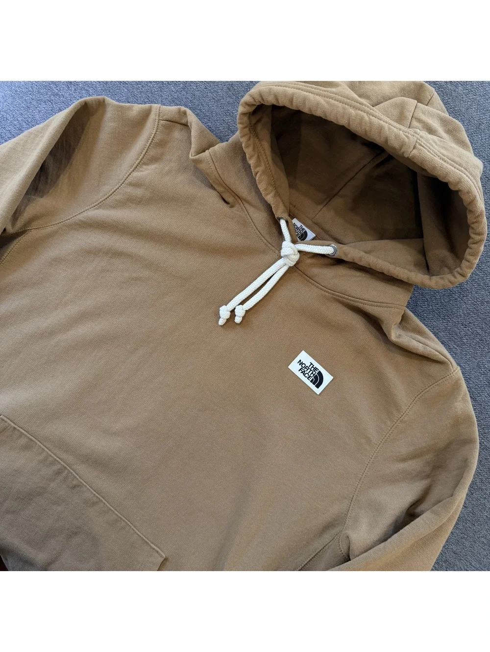 The North Face Heritage Patch Pullover Hoodie Mens XL Utility Brown NF0A7UNU
